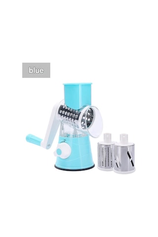 Döner Peynir Dilimleyici, 3'ü 1 Arada Paslanmaz Çelik Mutfak Gereçleri Mandolin Sebze Dilimleyici Döner Peynir Dilimleyici Mutfak Gereçleri Mavi