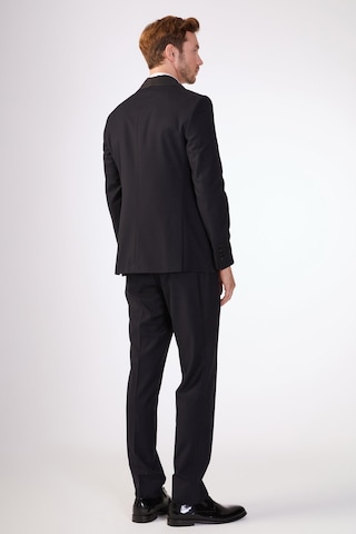 Dufy Lacivert Erkek Slim Fit Mono Yaka Smokin Takım - 79117 Lacivert