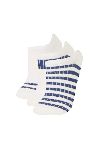 DeFacto Erkek Çocuk 3'lü Pamuklu Patik Çorap E5497A8NSWT1
