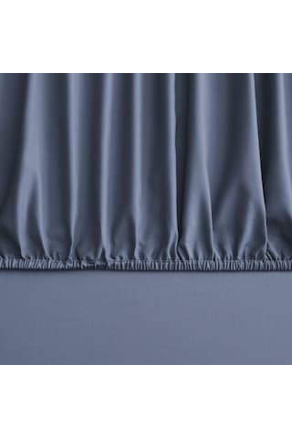 Linens Mix&Match Saten Çift Kişilik Lastikli Çarşaf İndigo