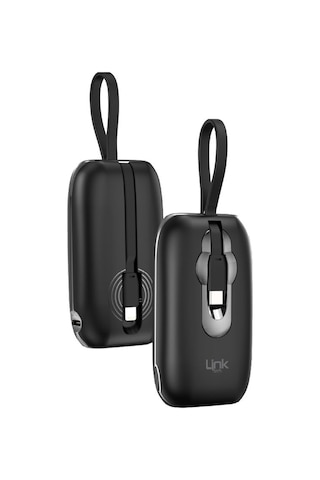 Linktech MP09 9600 mAh Pd3.0 22.5 W Type-C - Lightning Kablolu Powerbank