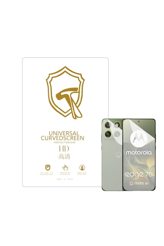Microcase Motorola Edge 70 İle Uyumlu Full Tpu Ön Arka Nano Koruma- Ekm103