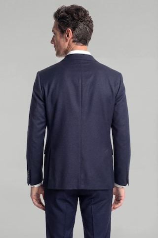 Bisse Comfort Fit Lacivert Mono Yaka Çift Yırtmaçlı 6 Drop Erkek Yün Ceket Pck25k25205 D39 Lacivert