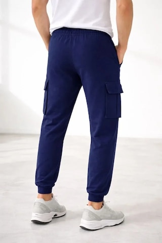 Efnaz Style Erkek Jogger Eşofman Altı Regular Fit , Kargo Cepli, Lastikli Paça, Günlük Spor Pantolon - Lacivert