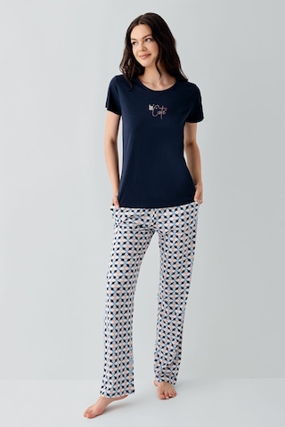 Arnetta Kadın Lacivert Pijama Takım Lacivert