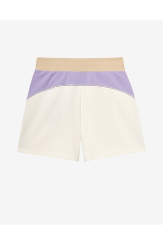 Skechers W Diagonal Lw Fleece Sweatshort Kadın Off White Şort S2510049-102 Off White Beyaz