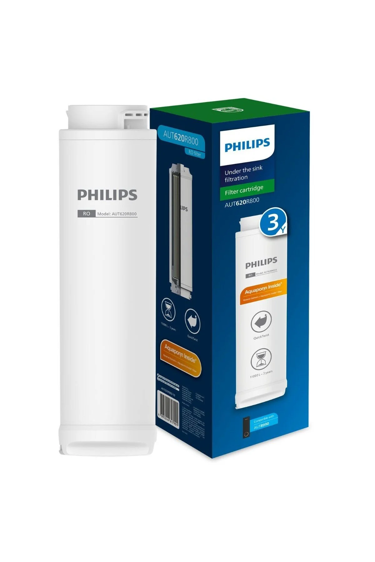 Aut8990 Pjilips Sistemi İçin Ters Ozmoz Ro Membran Filtre Aut620r800/10 -