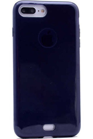 Apple Uyumlu iPhone 8 Plus Kılıf Zore Shining Silikon Siyah