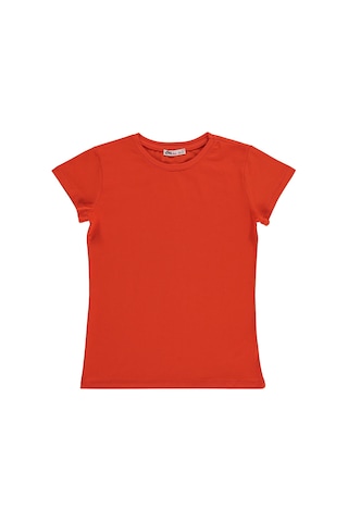 Civil Girls Basic 6-9 Yaş Tişört - Turuncu Koyu Turuncu