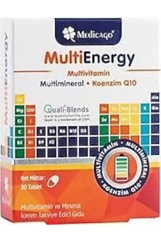 Medicago Multienergy 30 +30 Kapsül