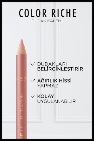 L'Oréal Paris Color Riche Dudak Kalemi 601 Worth It