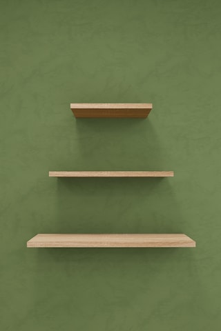 Asra Trend Modern 3'lü Uçan Raf Çok Amaçlı Duvar Rafı Organizer %100 Mdf Kitaplık Mutfak Banyo Rafı Drf05 Sonomo