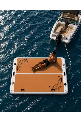 Şişme Yüzer Deniz Platformu 300 X 165 Cm