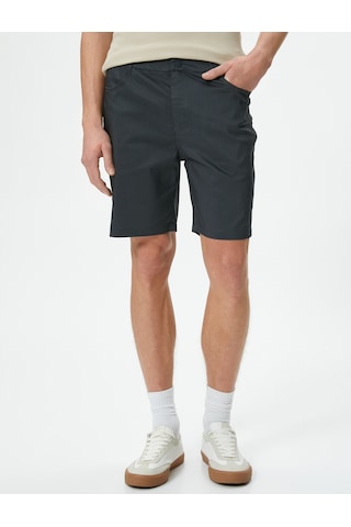 Koton Slim Fit Şort Düğmeli Cep Detaylı Gri 3sam40137hw 3SAM40137HW031 Gri