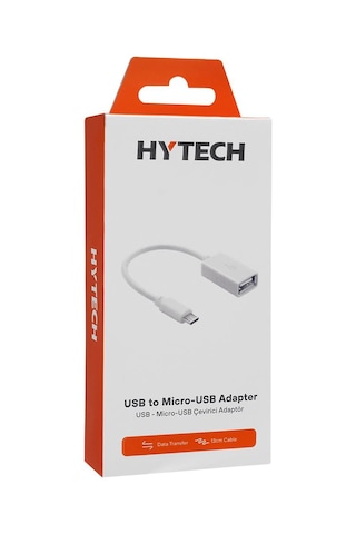 Hytech Hy-x110 Beyaz Usb F To Microusb M Otg Çevirici