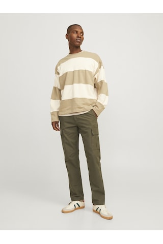 Jack & Jones Erkek Pamuklu Kargo Pantolon - Kane - 12258150 Yeşil
