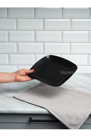 Al' Ternatıva 25 Parça Plastik Yemek Tabağı Seti 203018689 Siyah