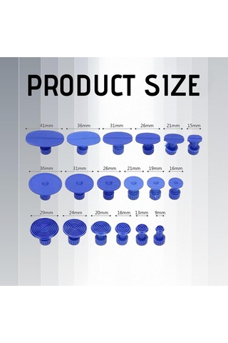 Qingmipy Oto Gövde Çukurluk Tamiri Seti - Boya Olmadan Halka Ve Darbe Yaranları Tamiri, Alüminyum T Tipi Kaydırıcı Çekiç İle 18 Parça Saksi, Metal, Cam Ve Seramik Üzerinde Kullanımı