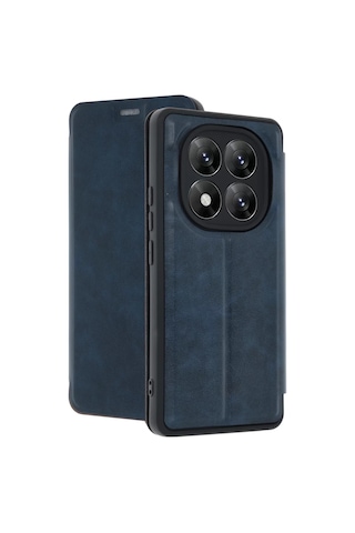 Newface Xiaomi Redmi Note 14 Pro 5g Kılıf Flip Cover - Lacivert
