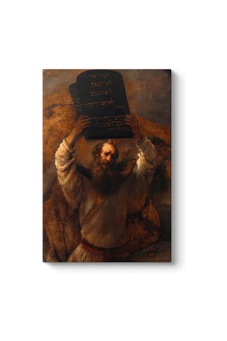 Rembrandt - Musa Ve On Emir Tablosu 50 X 75