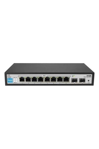 10port 96w 8port Poe Dgs-f1100-10ps-e/e Gıgabıt 2x Sfp Yönetilemez Switch