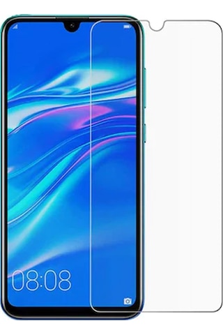 Huawei Y6 2019 Arka Kapak Silikon Kılıf + Temperli Cam Ekran Koruyucu