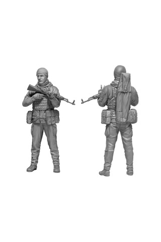 Masterbox 35223 1/35 Ölçek, Ukrayna Askerleri, Kiev Savunması Mart 2022, Plastik Figür Kiti-51546