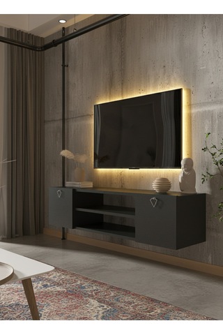 Resital Tv Ünitesi S1242-4 Antrasit Antrasit