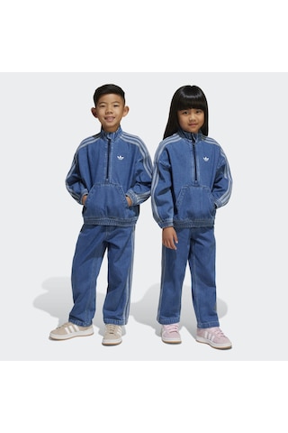 Adidas Çocuk Mavi Jean 2'li Takım Jc7871 Mavi