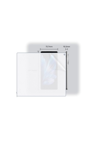Schitec Vivo X Fold 3 İç Ekran Full Şeffaf Nano Hidrojel Koruyucu