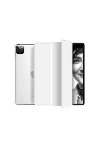 Apple Uyumlu iPad Pro 11 3. Nesil 2021 Kılıf Pu Deri Smart Standlı Case A2377 A2459 A2301 A2460 Kılıf
