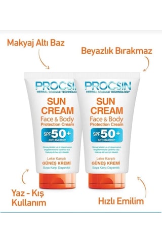 Procsin Güneş Kremi 2li