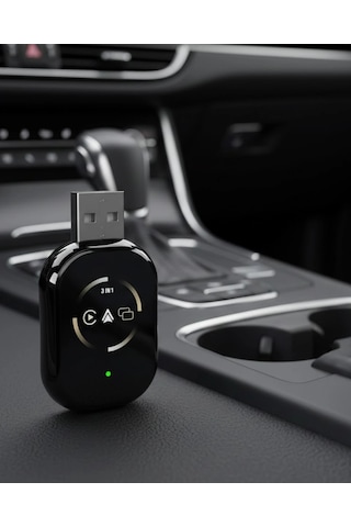 Mey Najmaddin Carplay Destekli Araçlar İçin Kablosuz Android Auto Dönüştürücü Najmaddin