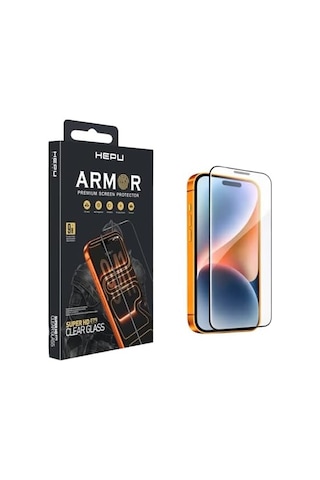 Hepu Armor Premium Apple Iphone Ekran Koruyucu 9h İphone 17/iphone/16 İphone 15/iphone 14/13/12/11 Tüm Modeller İçin Hd Ekran Koruyucu Darbelere Karşı Dayanıklı Temperli Cam Iphone 11/xr 50 x 22