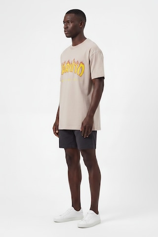 Blow Up Future Gen Naruto Oversize Erkek T-shirt 141414 Krem