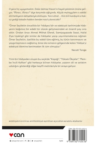 Perili Köşk ve Seçme Hikayeler - Açıklamalı  Metin - Ömer Seyfettin - Can Yayınları
