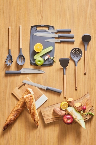 Karaca  Massimo 12 Parça Servis Setli Bıçak Seti Antrasit