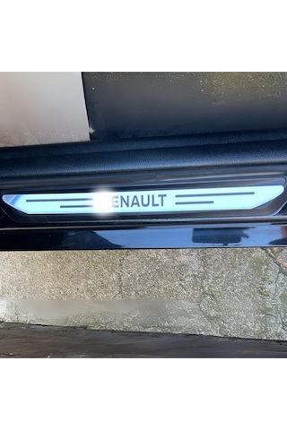 Renault Symbol Uyumlu Kapı Eşik Yazısı Krom