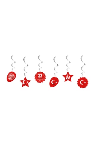 Turkuaz-Pazarlama En Güzel Bayram 23 Nisan Sarkıt Süs