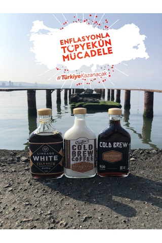 Coldbrew Şişesi 200 ML Metal Kapaklı 12 Adetli