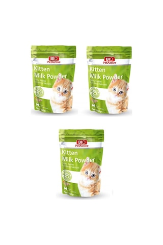 Bio Petactive Kitten Milk Powder Yavru Kedi Süt Tozu 200 Gr. X 3 Adet Bio Petactive Kitten Milk Powder Yavru Kedi Süt Tozu 200 Gr. X 3 Adet