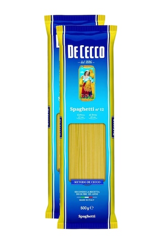 Spaghetti Klasik Spagetti Makarna 2 Li Set