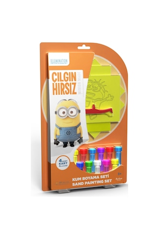 Minions Eğitici Ve Eğlenceli Kum Boyama Seti-red Castle Fm-22