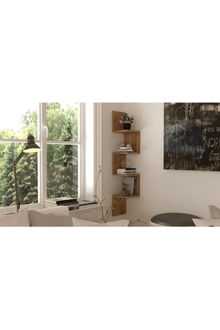 Wall R9 Modern Duvar Rafı Kitaplık Atlantik Çam Wal9-a Atlantik Çam