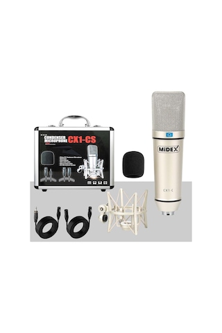 Midex Central-rd Pack-3 Stüdyo Kayıt Ekipmanları Glx-700rd Ses Kartı Cx1 Stüdyo Mikrofon