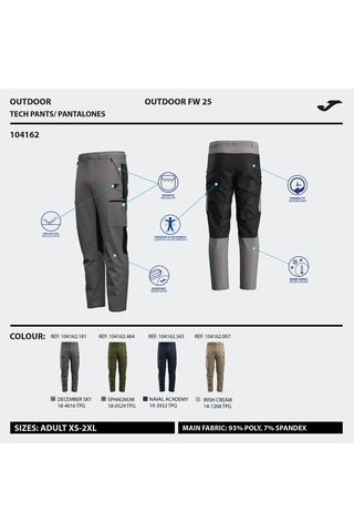 Joma Uzun Pantolon Erkek Explorer Gri 104162.181 gri