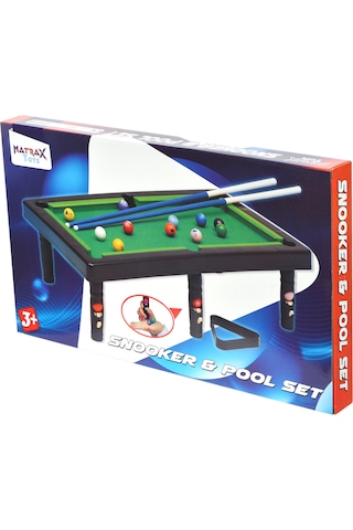 Matrax Oyuncak Snooker & Pool Set Bilardo