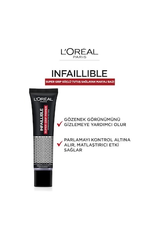 L'Oreal Paris Infallible Super Primer Güçlü Tutuş Sağlayan Makyaj Bazı