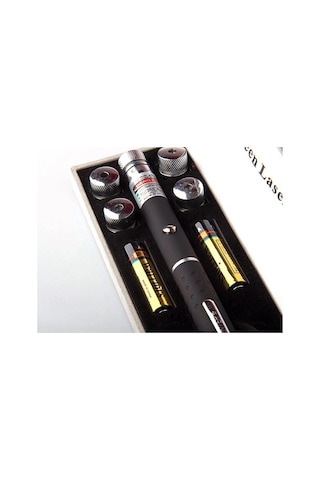 Hubrendy Çer Yeşil Lazer Pointer 8000 Mw 5 Başlıklı