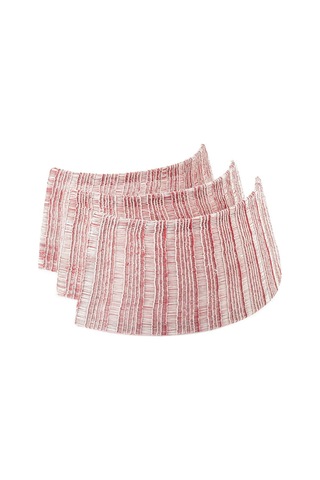 Lumy Kırmızı Yılbaşı Ağaç Altı Eteği Metal 52-67 25cm